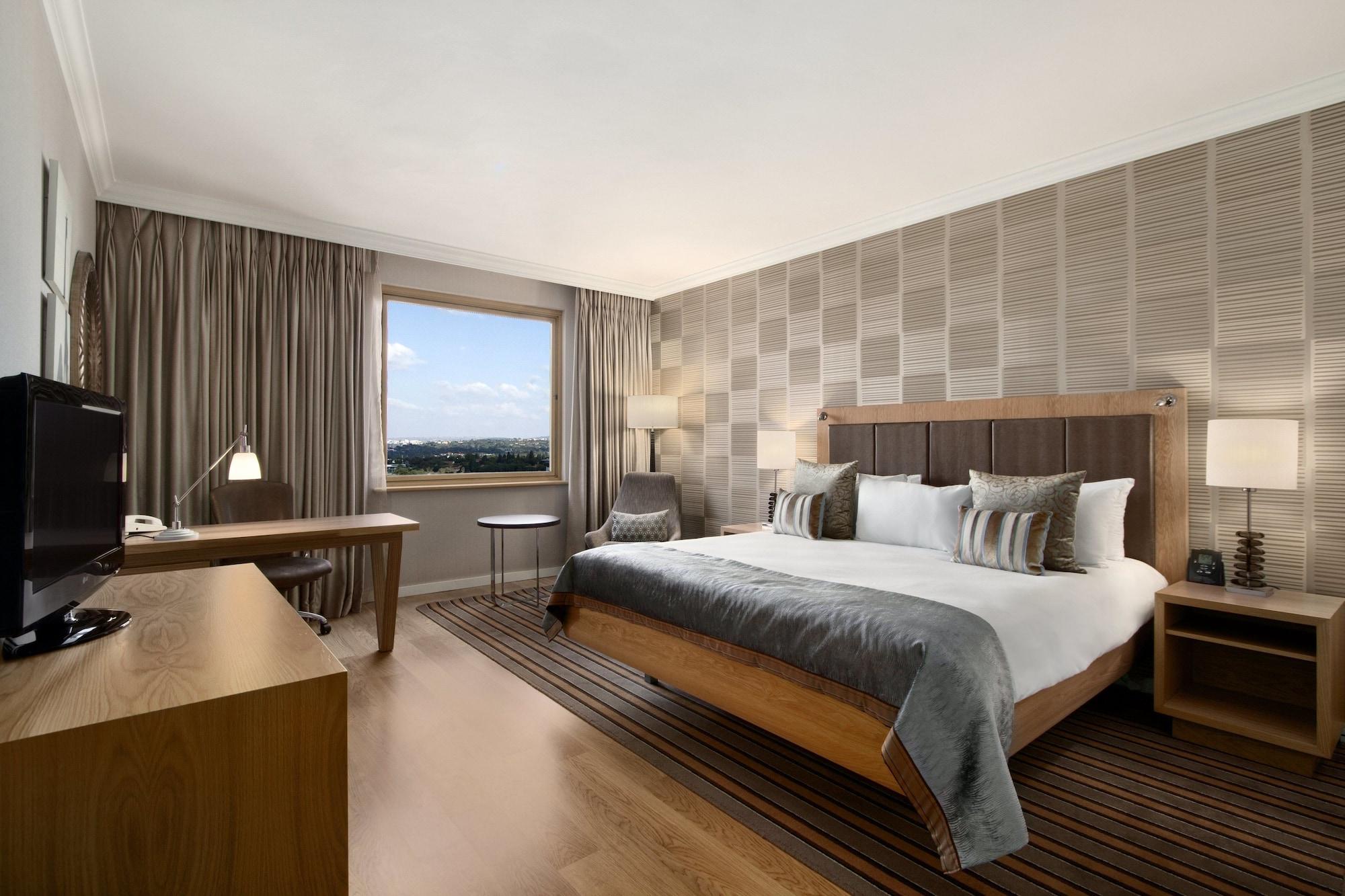 Nh Johannesburg Sandton Ξενοδοχείο Εξωτερικό φωτογραφία A bedroom at the Hilton Edinburgh International Conference Centre